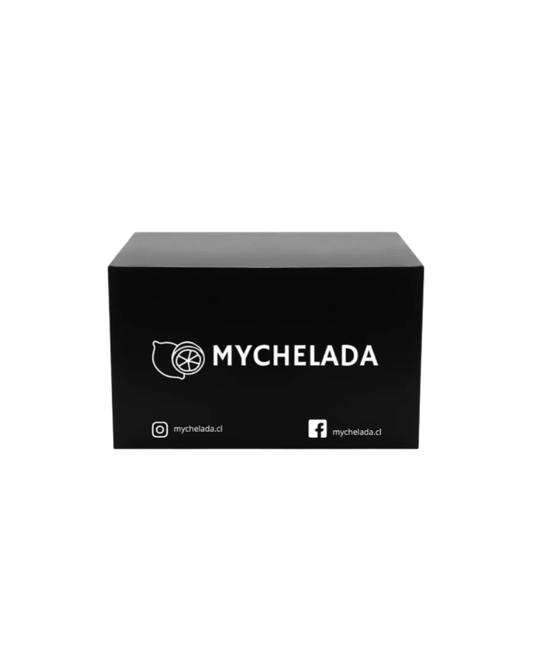 CAJA MYCHELADA (1 SET + 2 VASOS + MERKÉN)